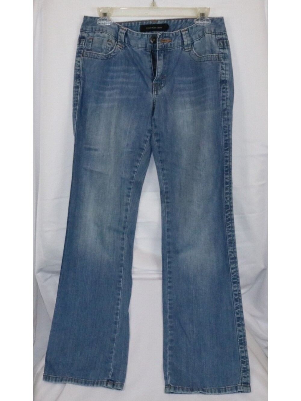 Vintage Calvin Klein Stretch Flare Bootcut Denim Pants Jeans Womens 6